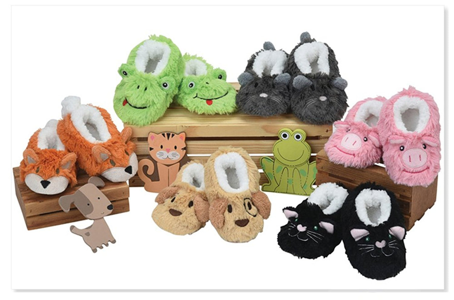 New Style Ladies Animal Snoozies Super Soft Slippers - hanrattycraftsgifts.co.uk