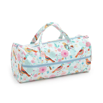 Knitting Bag (Fabric Handles) - Birdsong | Hobby Gift MR469875 | 15x42x17½ cm - hanrattycraftsgifts.co.uk