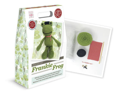 Crochet Kit-Frankie Frog - hanrattycraftsgifts.co.uk