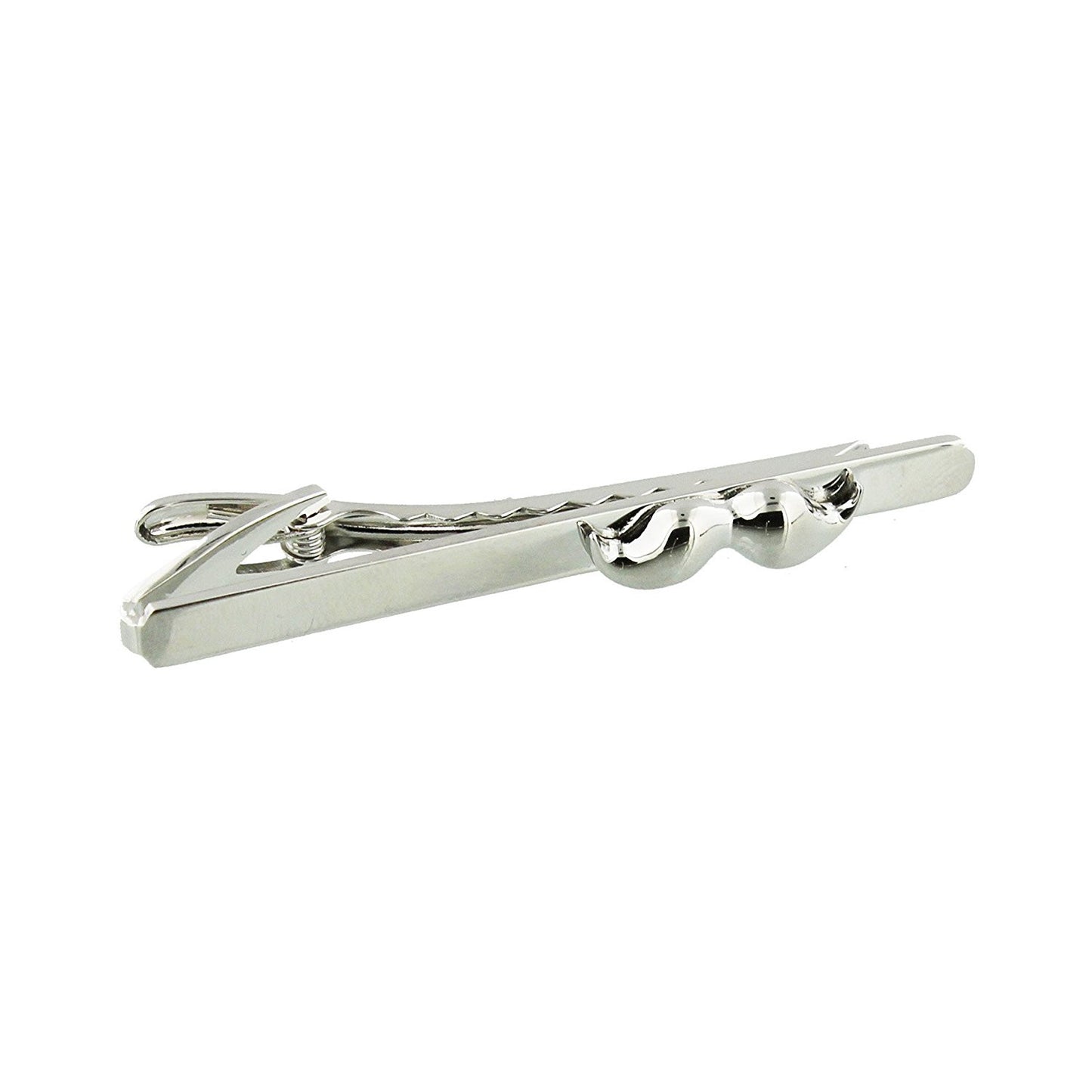 Moustache Collection 7cm Tie Pin - Silver - hanrattycraftsgifts.co.uk