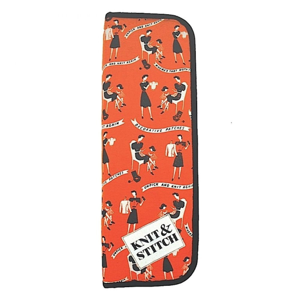 Knit & Stitch Knitting Needle Case - hanrattycraftsgifts.co.uk