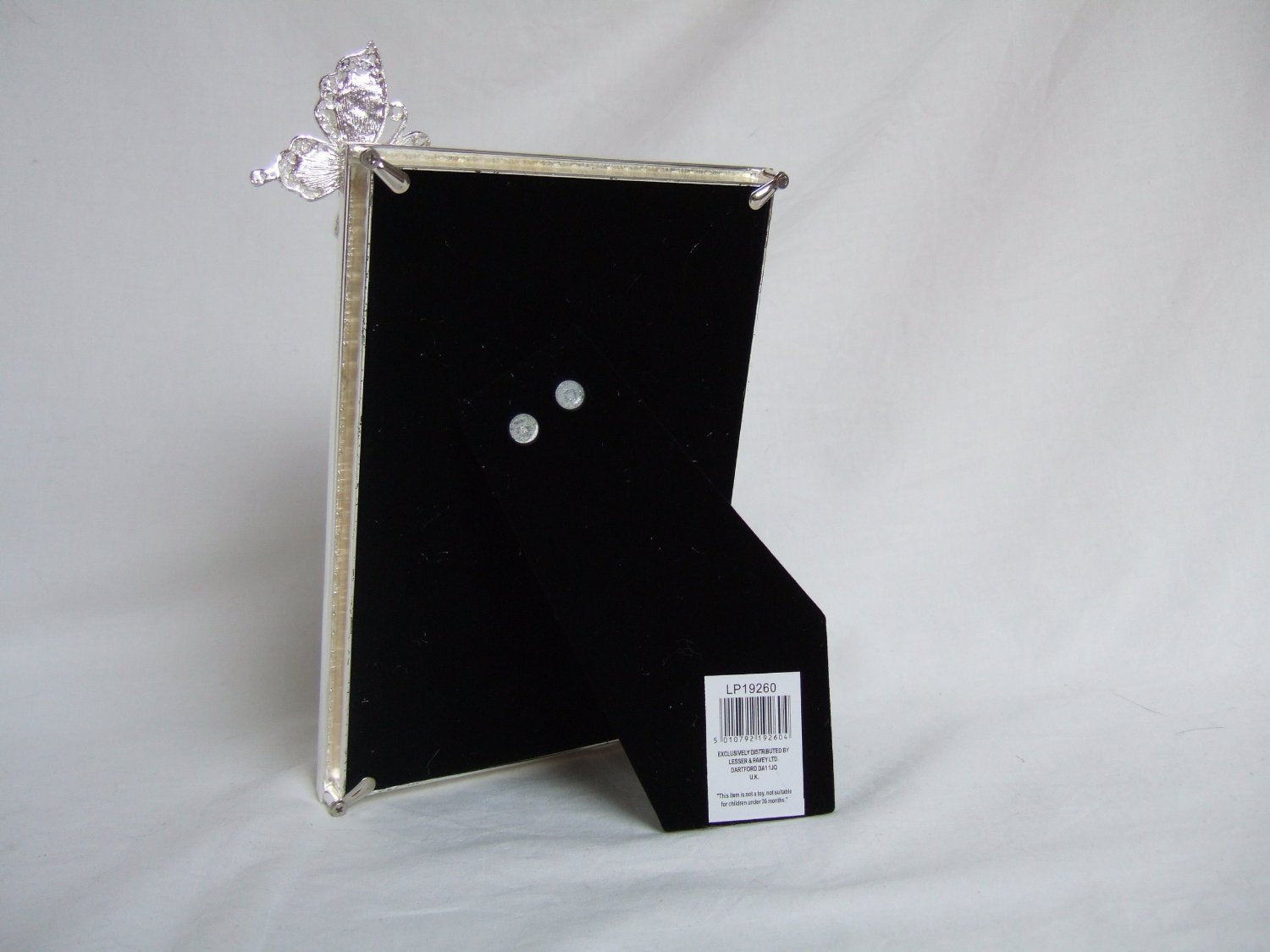 diamante butterfly photo frame 4"x 6" - hanrattycraftsgifts.co.uk