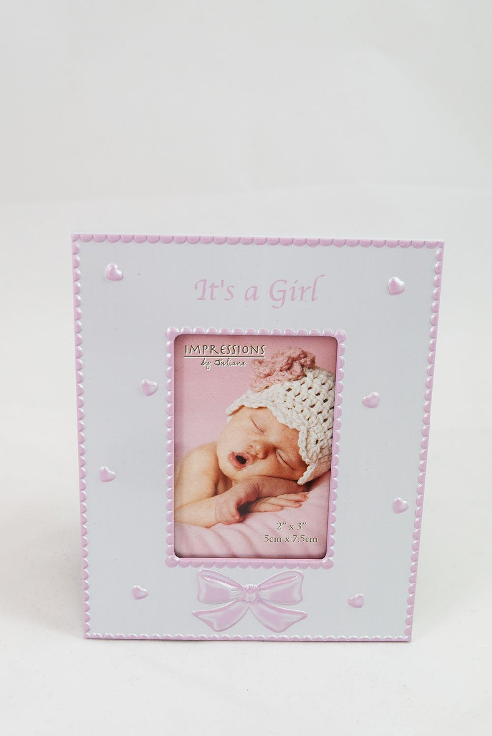 Its A Girl Frame My First Curl Tooth Gift Set New Baby Pink Picture Keepsake - hanrattycraftsgifts.co.uk