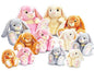 Cuddly Soft Keel Toys Patchfoot Bunny Rabbit in Honey 35cm - hanrattycraftsgifts.co.uk