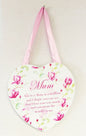 Nan / Mummy / Mum Heart Wall Plaque Gift Ideas For Her Birthday / Mothers Day-Mum - hanrattycraftsgifts.co.uk