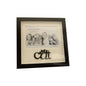 Shadow Box Cat 5x3.5 Photo Frame - hanrattycraftsgifts.co.uk