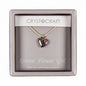 Crystocraft Necklace with Heart Charm-Our Special Flower Girl - hanrattycraftsgifts.co.uk