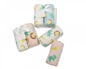 Pack of 2 Baby Fleece Wrap/Blankets Blue 75cm x 75cm - hanrattycraftsgifts.co.uk