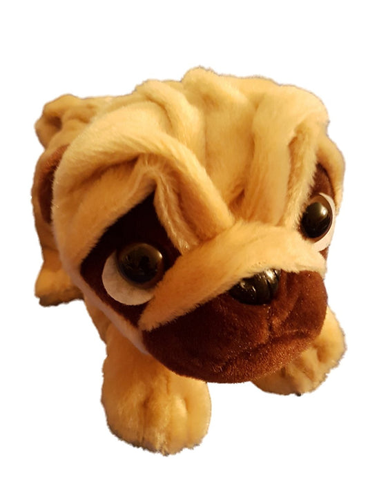 Pugsley Pug Pouncing With Sound 26cm Soft Toy - hanrattycraftsgifts.co.uk