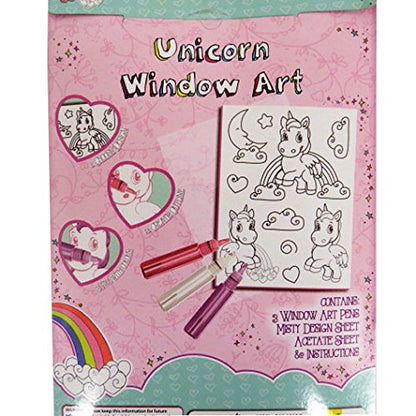 Magical Misty Unicorn - Window Art Pack - hanrattycraftsgifts.co.uk