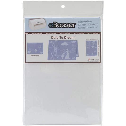 Craftwell USA Dare to Dream Embossing Folder, 8.27 by 11.69-Inch - hanrattycraftsgifts.co.uk