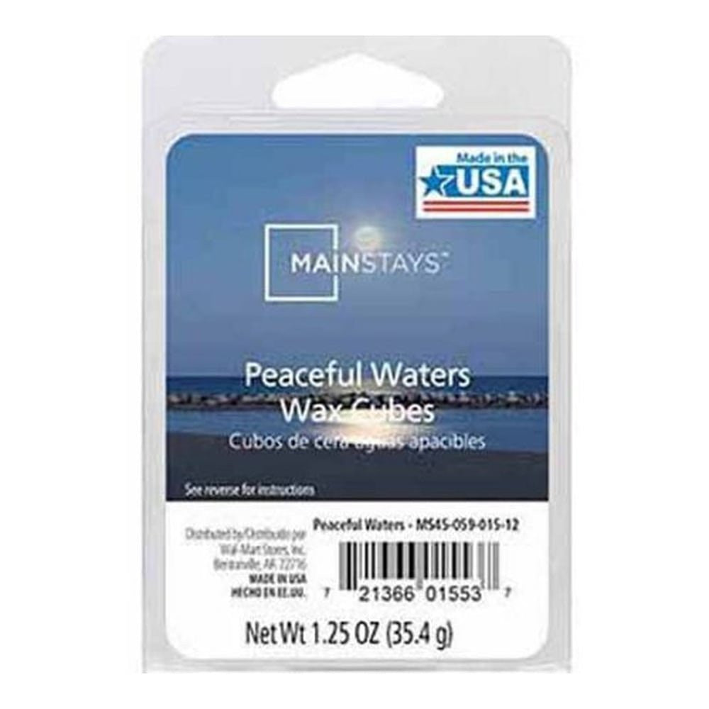 Mainstays Peaceful Waters Scented Wax Cube Melts MS14-059-015-15 - hanrattycraftsgifts.co.uk