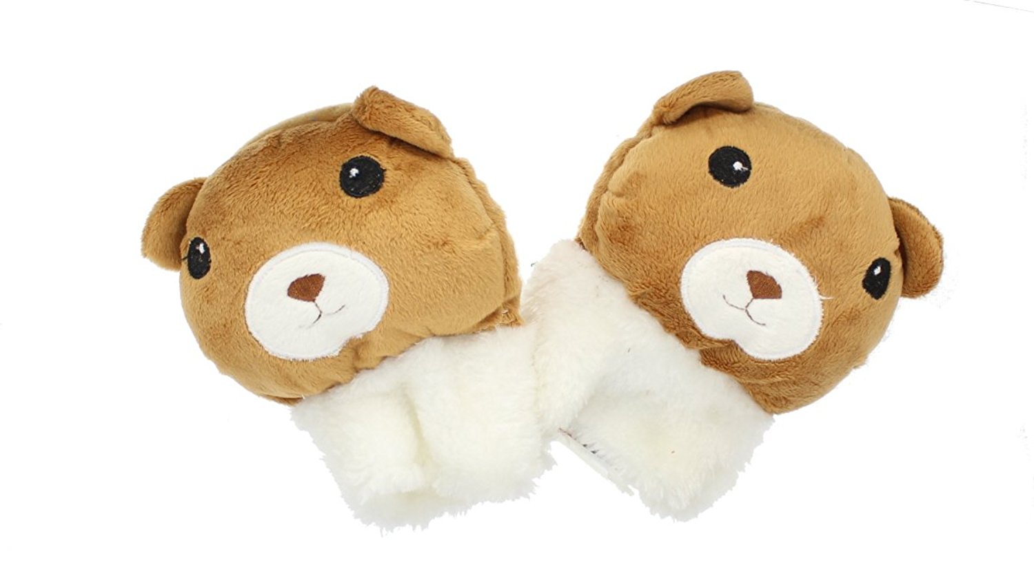 Cute Kids Soft Fleecey Warm Fingerless Animal Gloves - Teddy Bear, Dog, Bunny Rabbit, Mouse, Cat - hanrattycraftsgifts.co.uk