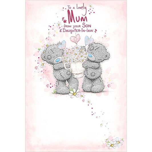 Me To You Bear Mum Form Son & Daughter In Law Mother's Day Card - hanrattycraftsgifts.co.uk