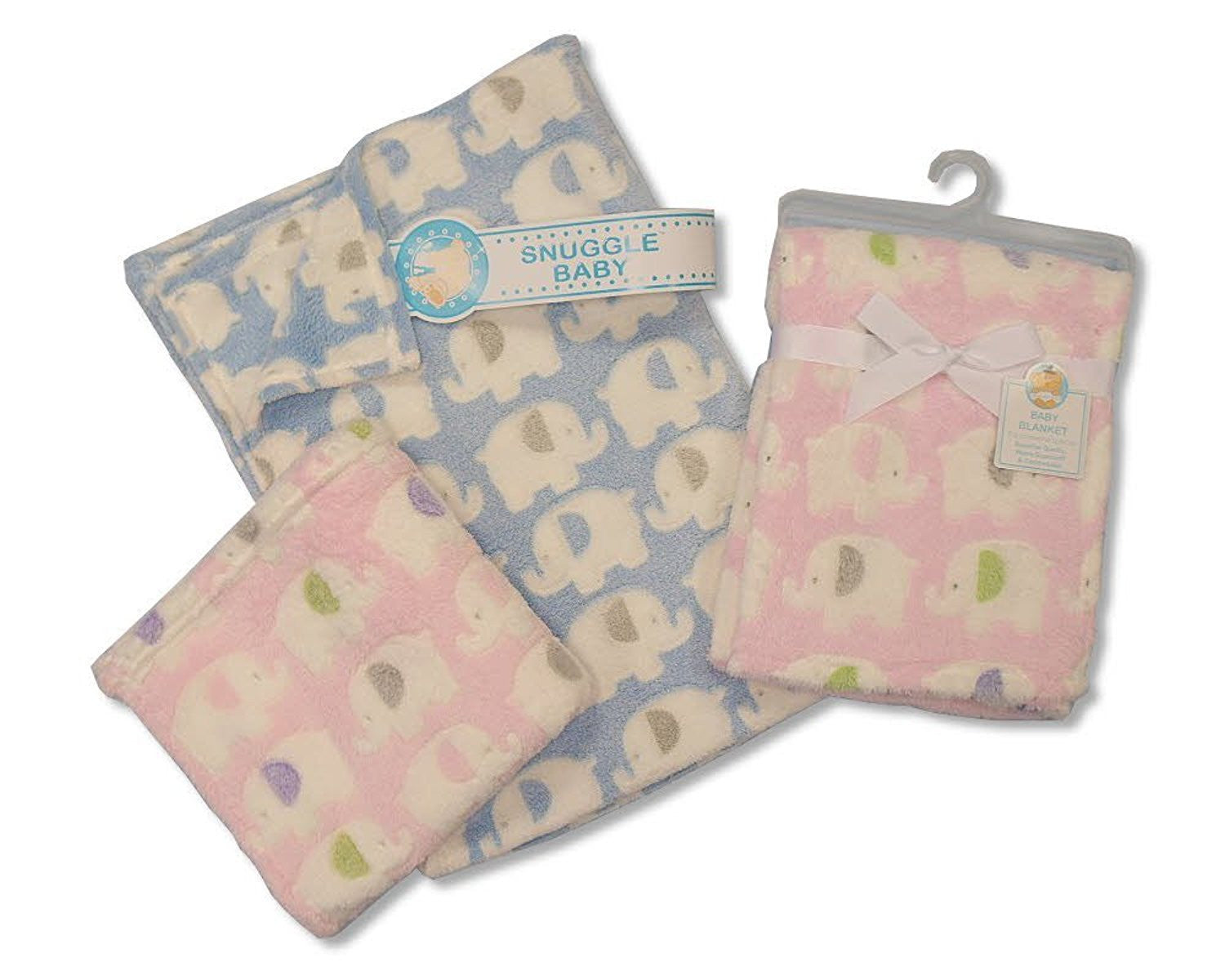 Elephant Blanket for Babies by Snuggle Baby - hanrattycraftsgifts.co.uk