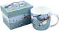 Diving Puffins Bone China Mug with Gift Box