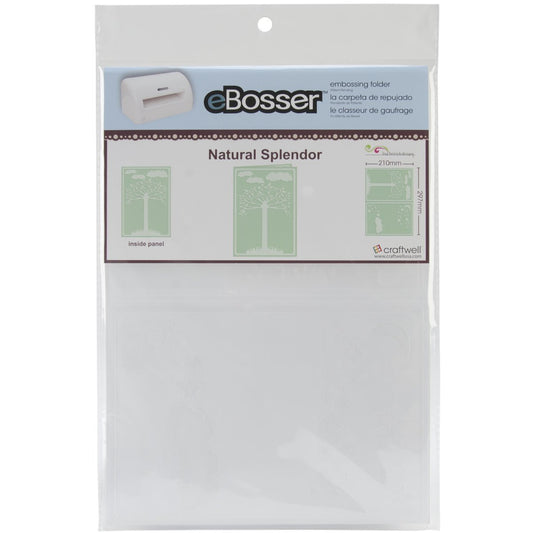 Craftwell USA Natural Splendor Embossing Folder, 8.27 by 11.69-Inch - hanrattycraftsgifts.co.uk