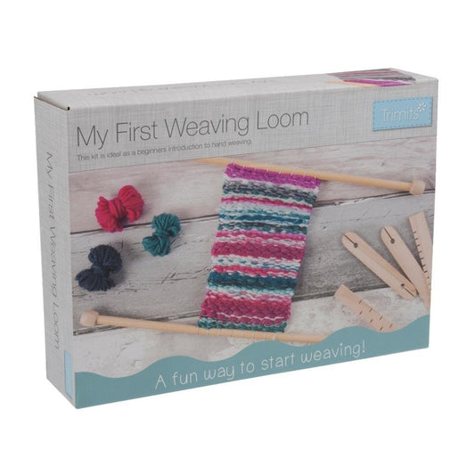 my first weaving loom - hanrattycraftsgifts.co.uk