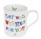 Get Well Wishes For You - Headline Bone China Mug - Presented in a Gift Box - hanrattycraftsgifts.co.uk