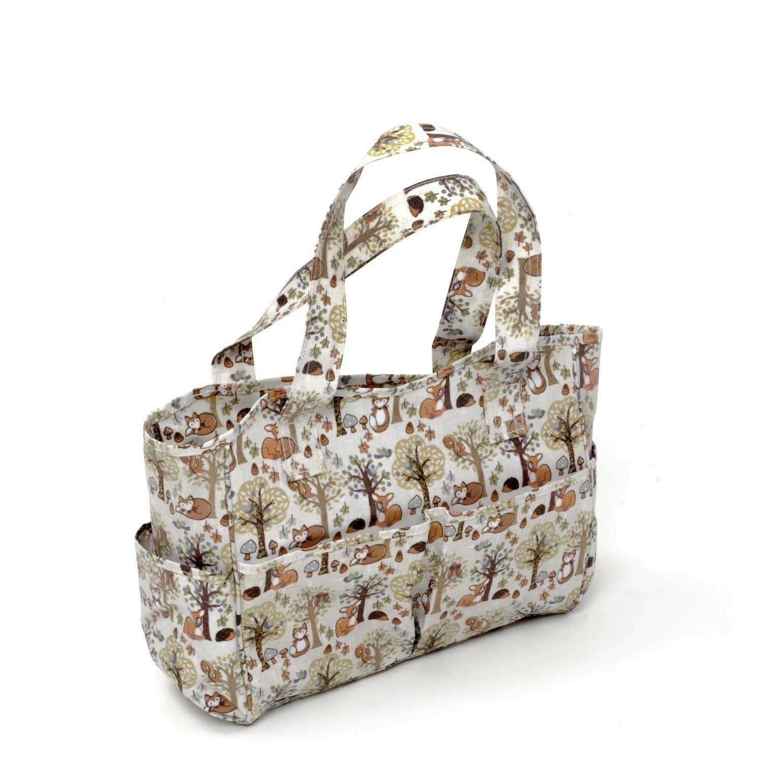 HobbyGift MRB/125 | Craft Bag PVC Summer Woodland Design - hanrattycraftsgifts.co.uk