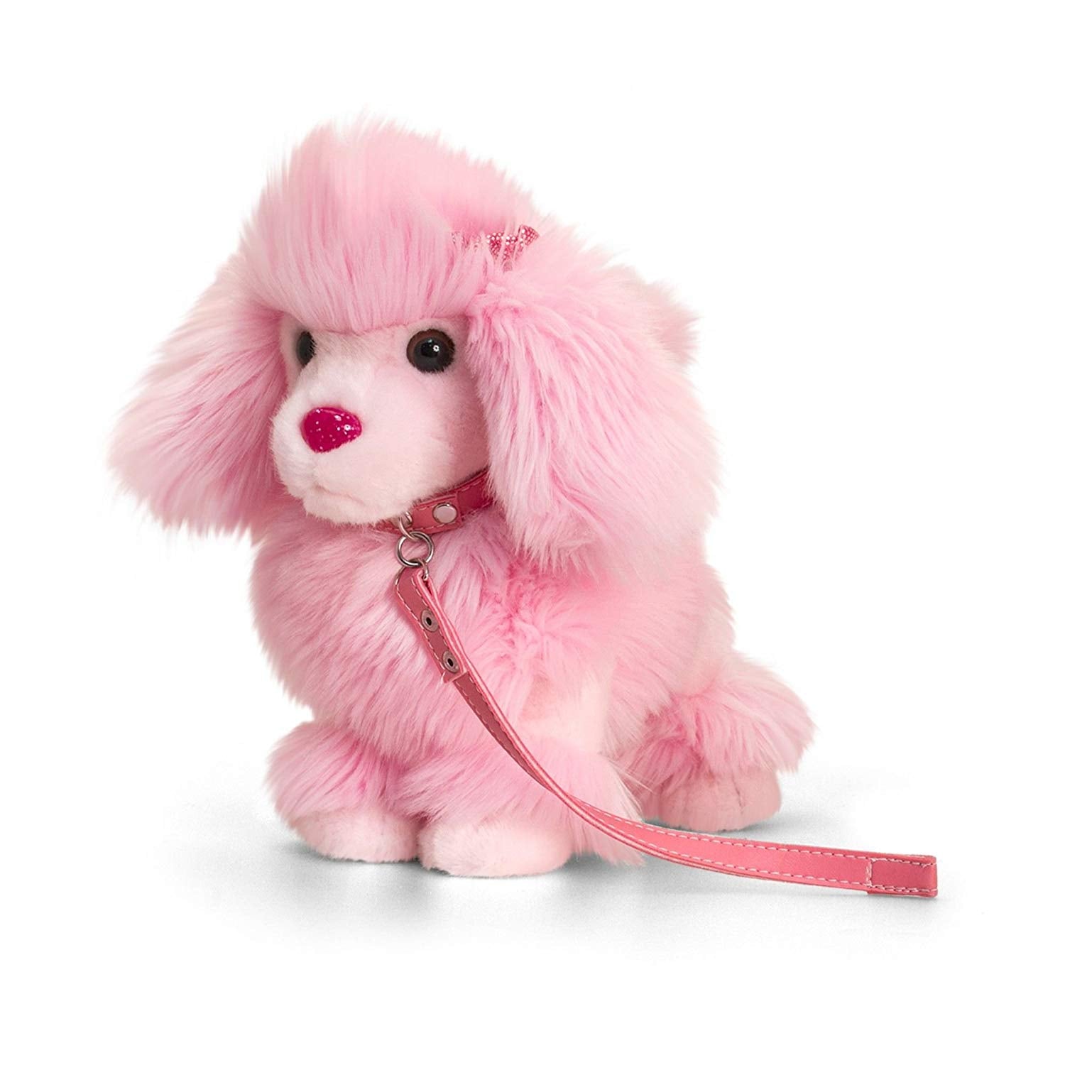 Keel Toys Poodle Dog On Lead - hanrattycraftsgifts.co.uk