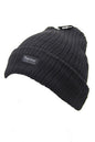 New Unisex Mens Womens Thermal Insulation Winter Black Hat Beanie Knitted Chunky (Black) - hanrattycraftsgifts.co.uk