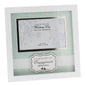 Love & Cherish Wedding White MDF Frame 6" x 4" Engagement - hanrattycraftsgifts.co.uk