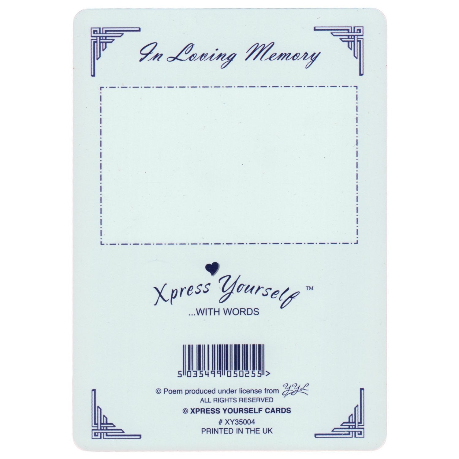 Xpress Yourself Mum Loving Memory Graveside Memorial Card 5.75" x 4.25" - Mum, I Miss You So - hanrattycraftsgifts.co.uk