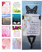 Daughter Memorial Laminated Card With Butterfly Stake Holder And Special Message By Homestreet - hanrattycraftsgifts.co.uk