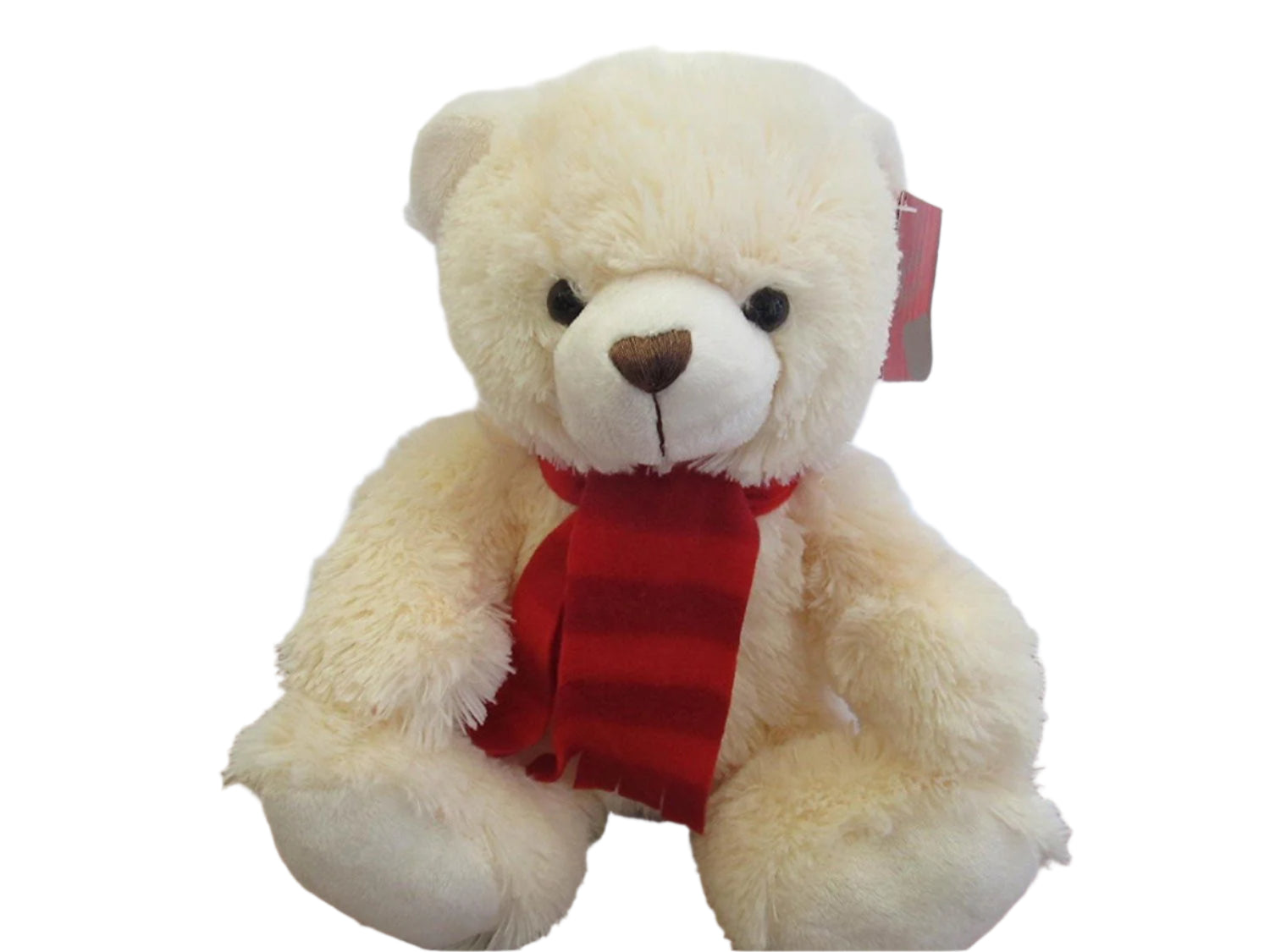 Keel 30cm Cream Bear W/Scarf - hanrattycraftsgifts.co.uk