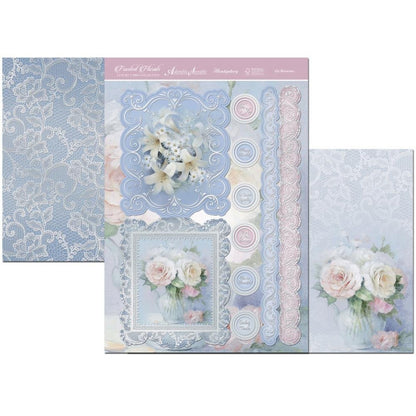 Frosted Florals Adorable Scorable Luxury Topper Set A4-Lily Blossoms - hanrattycraftsgifts.co.uk