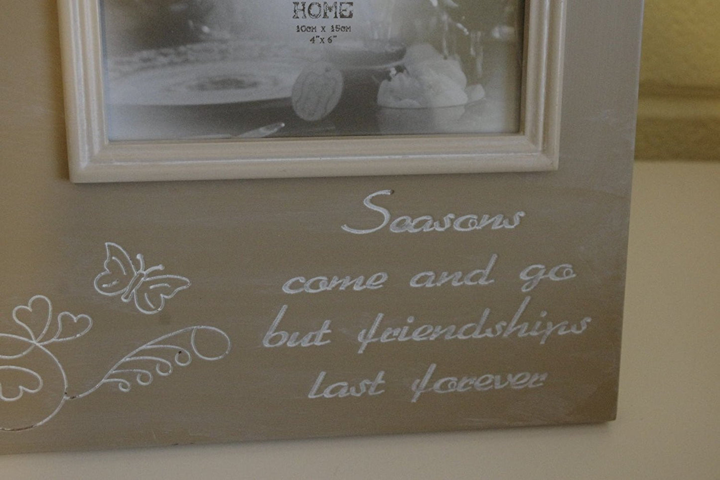 Photo Picture Frame Friendships Last Forever Butterfly Large - hanrattycraftsgifts.co.uk