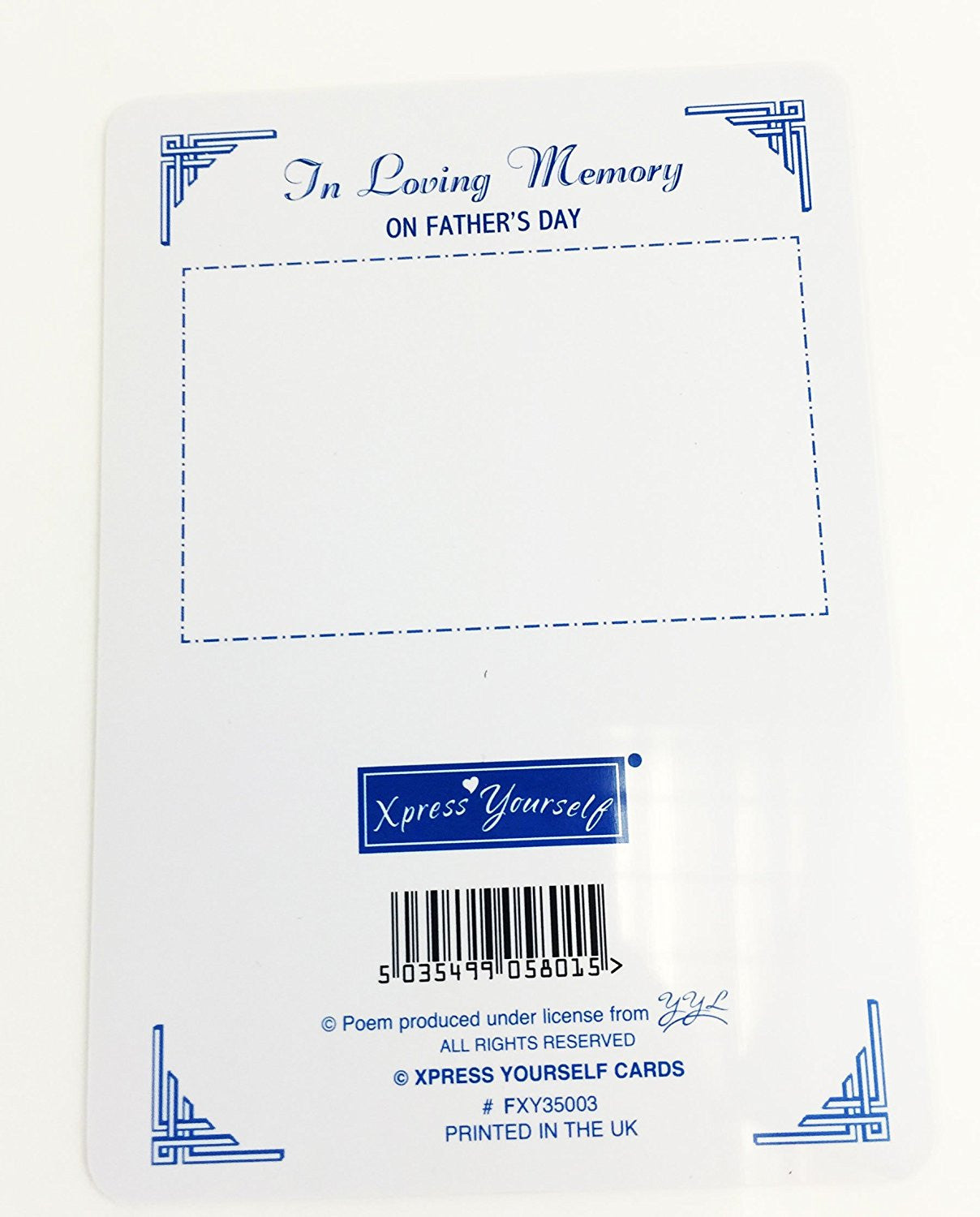 In Loving Memory - Of A Dear Grandad - Grave/Graveside Memorial Card - hanrattycraftsgifts.co.uk