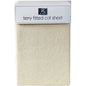 Cotton-Rich Fitted Terry Towelling Cot Sheet in Cream - hanrattycraftsgifts.co.uk