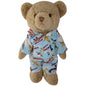 Gifts For Aviators Large Pilot Bear with Aeroplane PJ's - hanrattycraftsgifts.co.uk