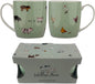 Puckator Willow Farm Set of 2 Porcelain Mugs