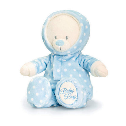 Keel Toys Baby Bear in Romper Plush Toy - hanrattycraftsgifts.co.uk
