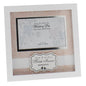 Love & Cherish Wedding White MDF Frame 6" x 4" Bridal Shower - hanrattycraftsgifts.co.uk