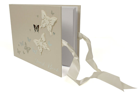 Country Baskets Juliana Love Butterfly Guest Book - hanrattycraftsgifts.co.uk