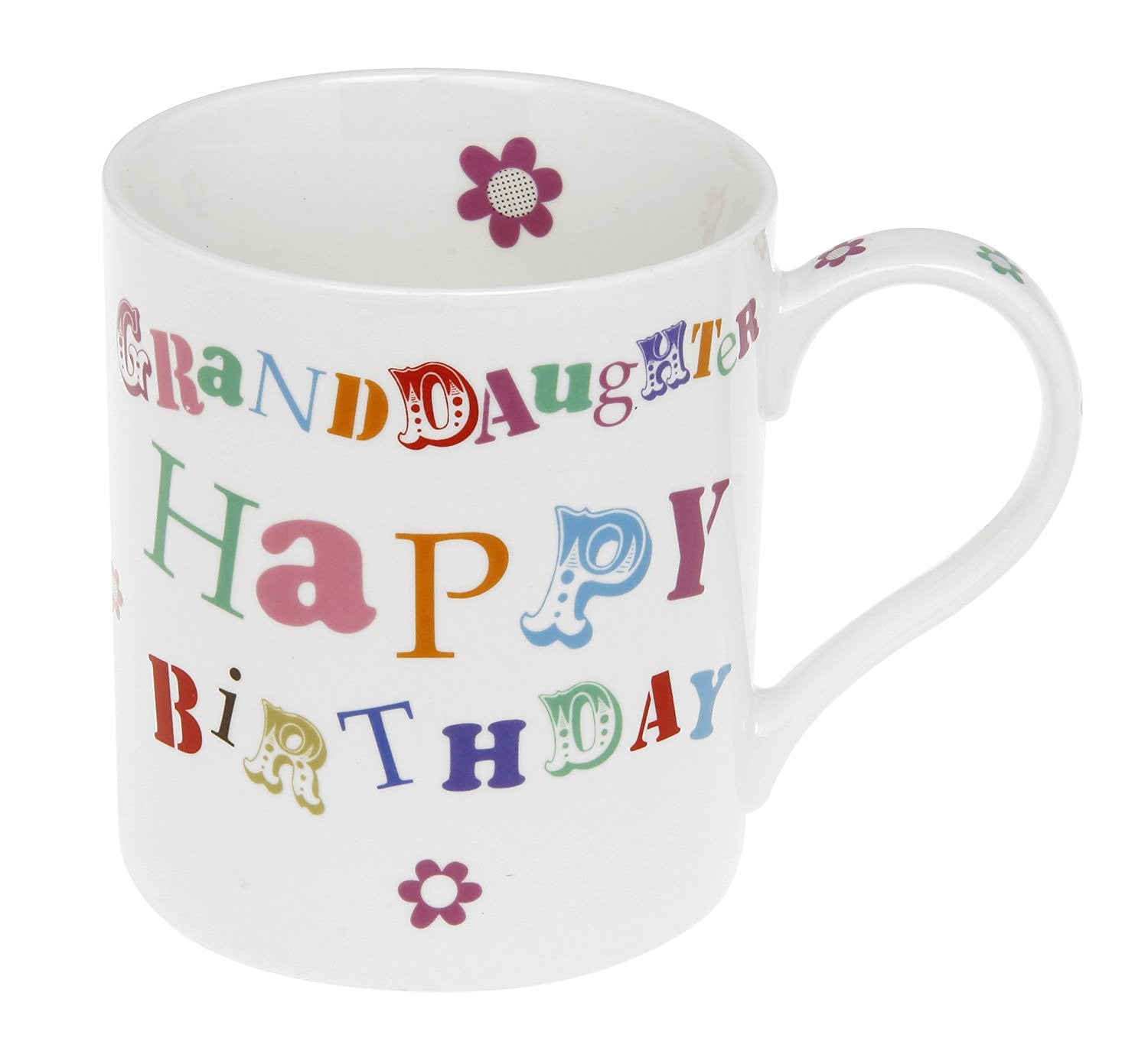 Granddaughter Happy Birthday Mug - Headline Bone China Mug - Presented in a Gift Box - hanrattycraftsgifts.co.uk