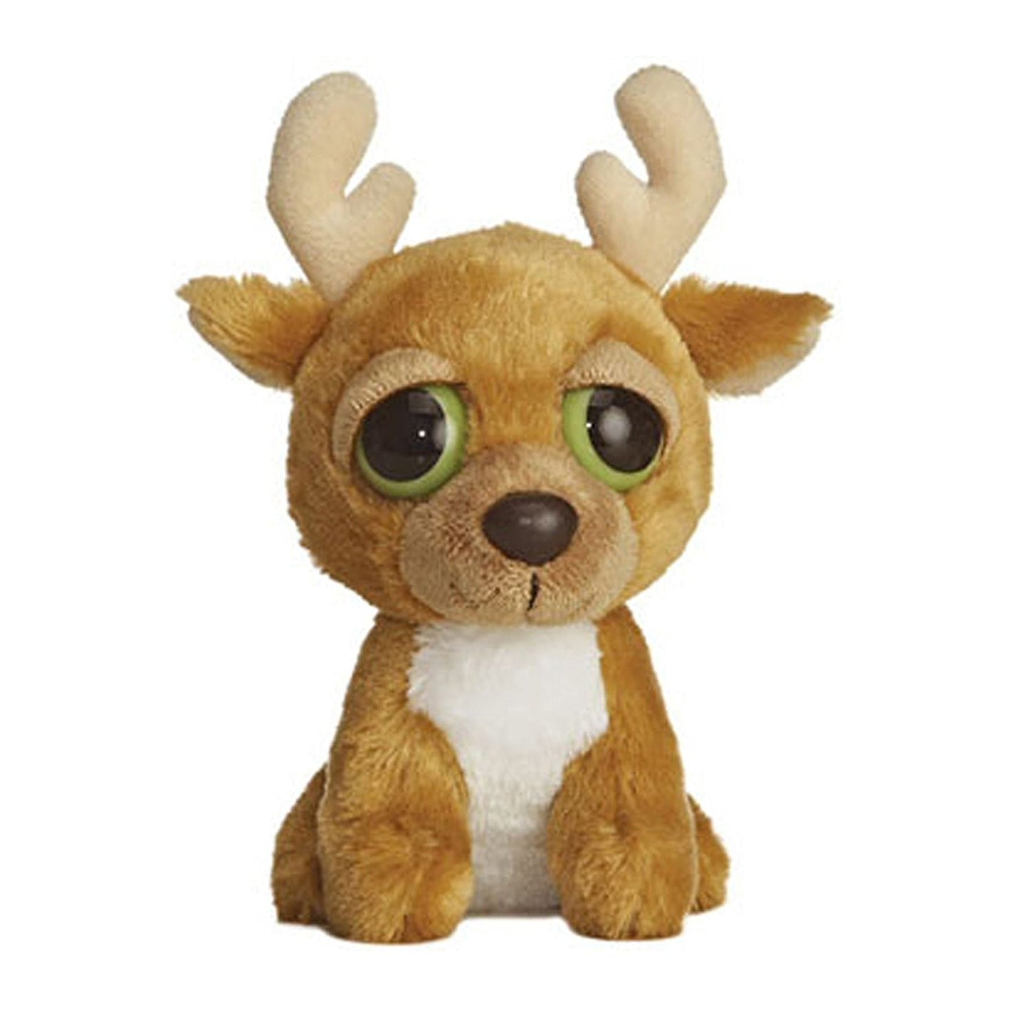 Dreamy Eyes 5" Christmas Reindeer with Sound - hanrattycraftsgifts.co.uk