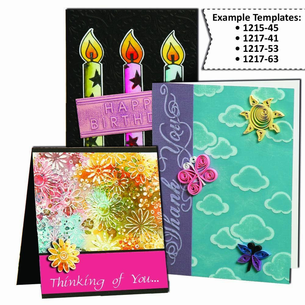 Darice 10.8 x 14.6 cm Circle interlock Embossing Template - hanrattycraftsgifts.co.uk