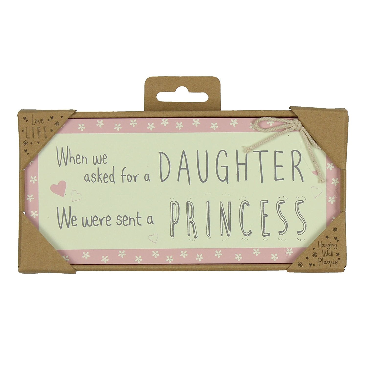 Novelty Plaque Gift - Vintage Design - Daughter - hanrattycraftsgifts.co.uk