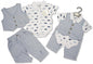 Nursery Time Auto Waistcoat Set (3-6 Months) Blue