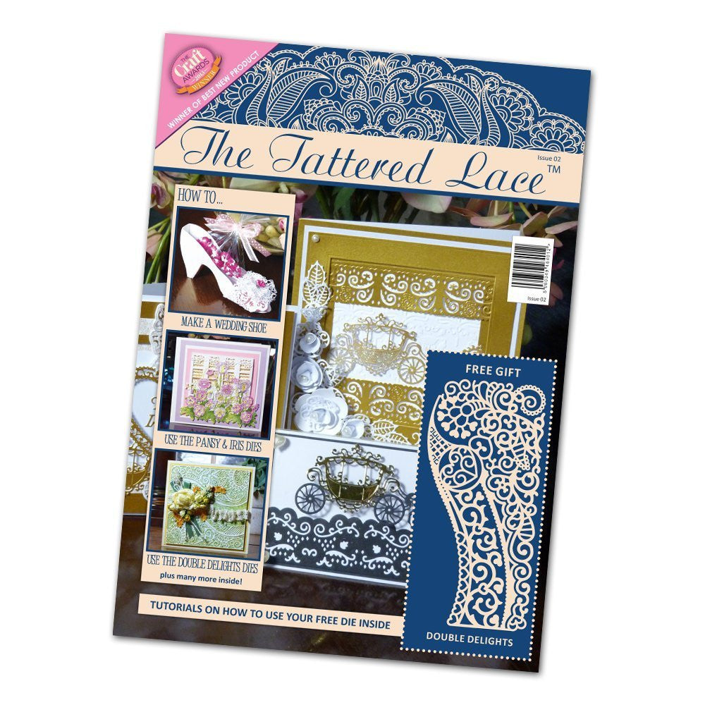 Tattered Lace Issue 2 Magazine, Multi-Colour - hanrattycraftsgifts.co.uk