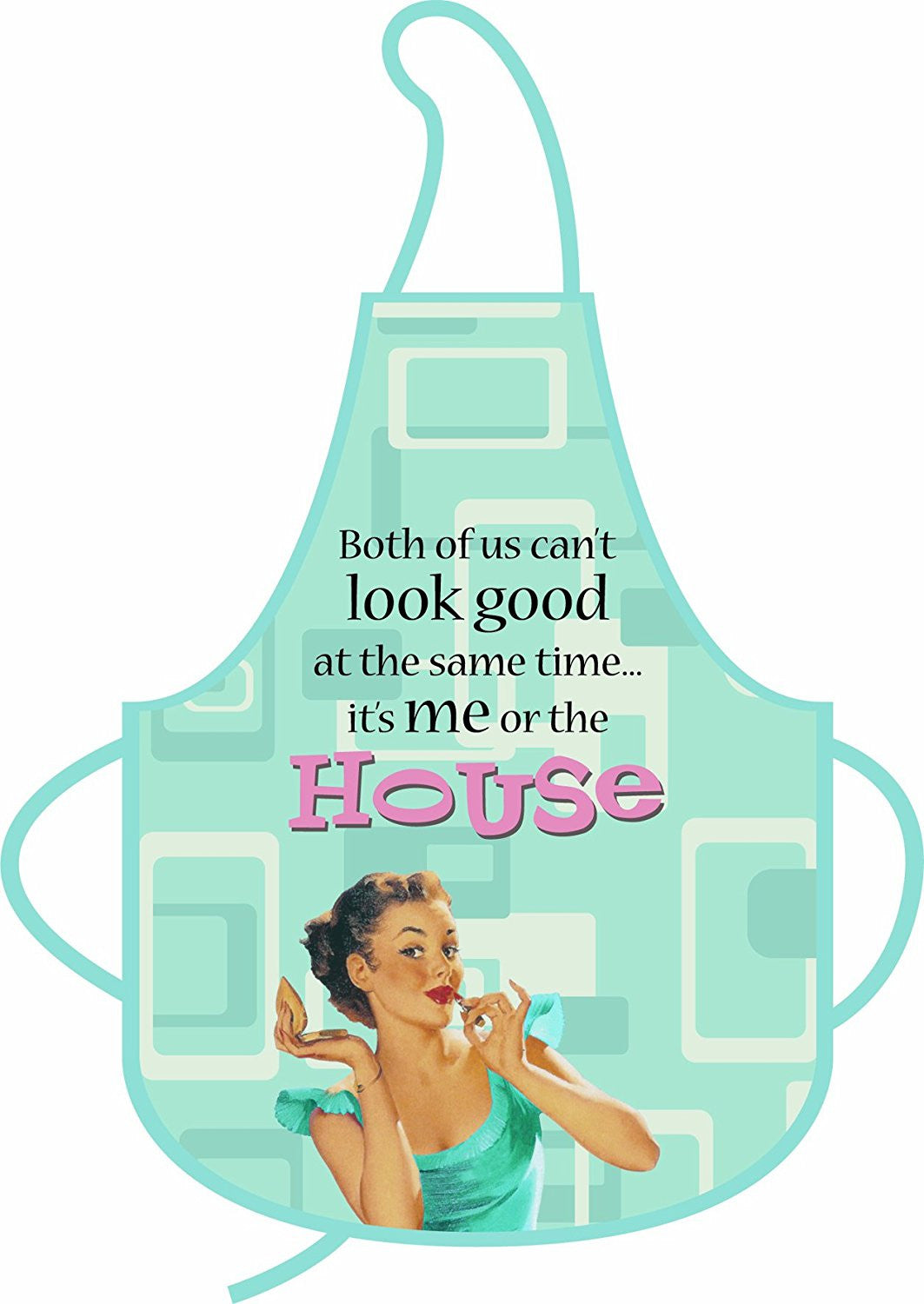 Half Moon Bay Apron, Both of us Can't Look Good - hanrattycraftsgifts.co.uk