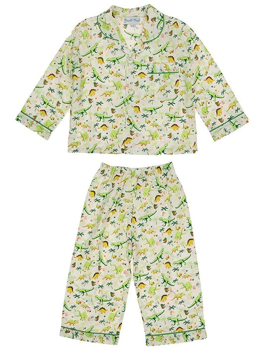 Powell craft Boys Pyjamas - Dinosaur Design (1-2 Years) - hanrattycraftsgifts.co.uk