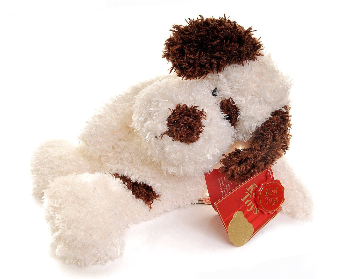 Keel Floppy Pets Cream and Brown Dog so very soft new design - hanrattycraftsgifts.co.uk