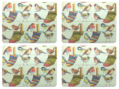 Emma Ball - "Garden Birds" Placemats - Set of 4 - hanrattycraftsgifts.co.uk