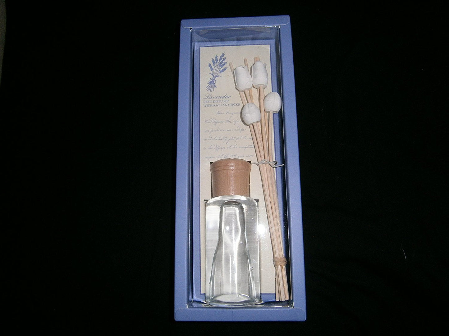 lavender reed diffuser with rattan sticks - hanrattycraftsgifts.co.uk